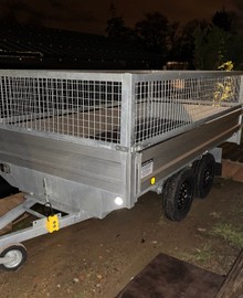 Aanhangwagen - electrische kieper