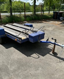 Motortrailer huren voor tot 3 motoren of scooters