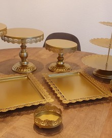 Sweet table set Goud 12 delig