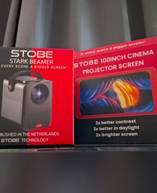 LedBeamer met screen