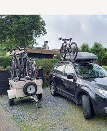 Bagagewagen met fietsendragers
