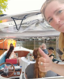 Elektrische boottour met schipper 