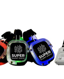 Huur een complete silent disco set voor slechts €50!