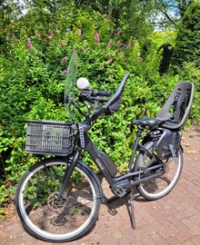 Elektrische moederfiets met 2 zitjes