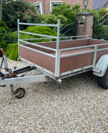 Aanhangwagen open