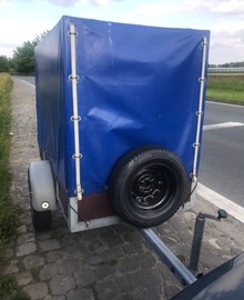 Aanhangwagen met bache