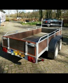 Aanhangwagen tandemasser 3x1,60meter  1520kg