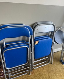 7 Klapstoelen 