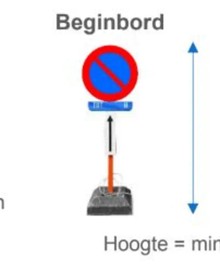 E1 set parkeerverbodsborden 