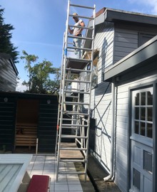 steiger binnen of buiten 2 tot 6,5 meter werkhoogte