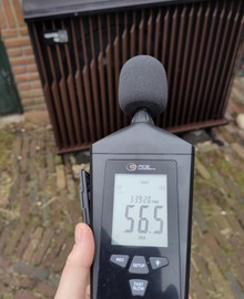 decibelmeter, geluidsmeter met datalogger
