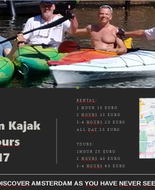 Kajak Verhuur Admiralengracht + Tours