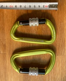 Schroefkarabiner 2x