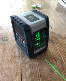 Laserwaterpas kruislings laser (groene laser)