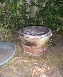 Houtskoolbarbecue