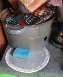 Houtskoolbarbecue