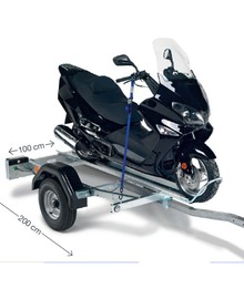 Aanhangwagen voor 1 motor