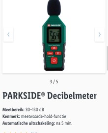 Decibelmeter, geluidsmeter