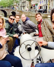Sloep Boot Grachten met schipper