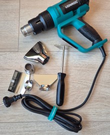 PRO Heteluchtpistool 2000W | LCD display & 60 warmtestanden