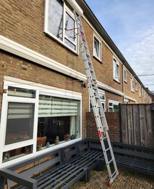 Driedelige ladder 