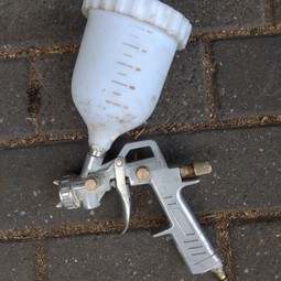 Verfspuit, op perslucht