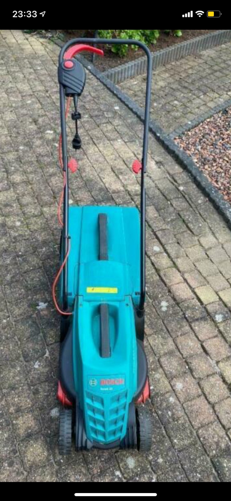 Electrische grasmaaier bosch