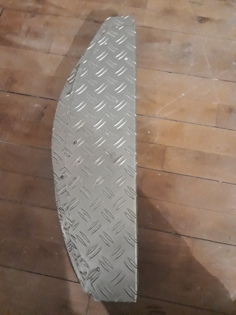 Trapmat van aluminium
