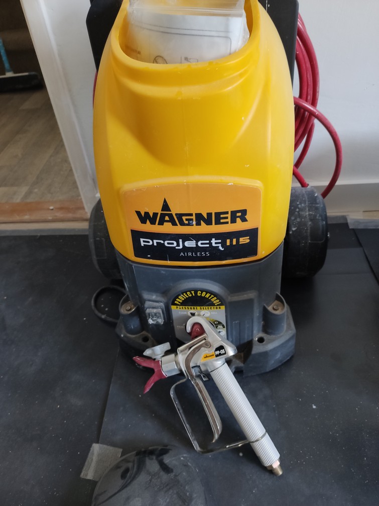 Latex verf spuit Wagner project