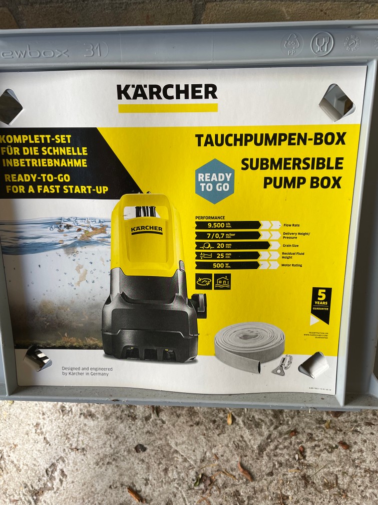 Kärcher Dompelpomp #watersnoodramp