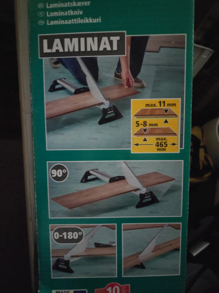 Laminaatsnijder 600 LC600 Wolfcraft verstelbaar