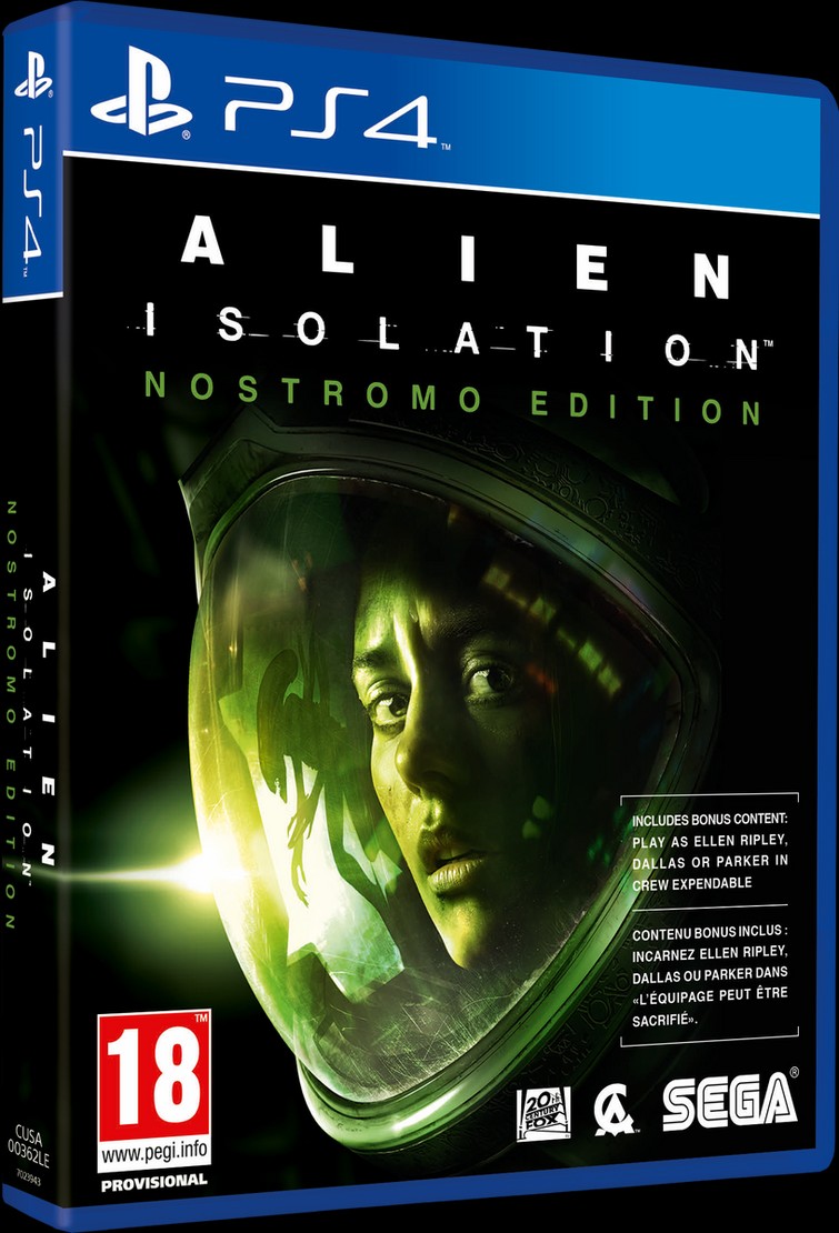 Alien Isolation Nostromo edition ps4