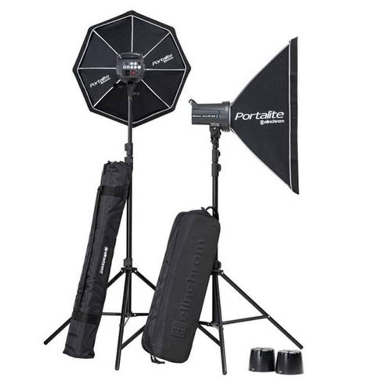 Professionele flitsset studio met Softboxen