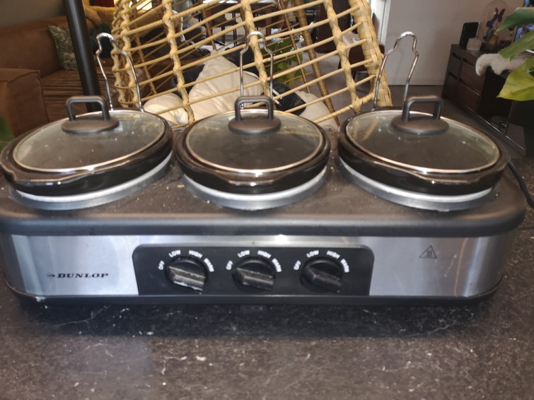 3 pans slowcooker