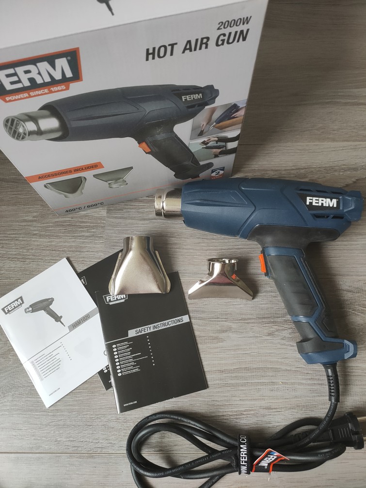 FERM heteluchtpistool 2.000 watt