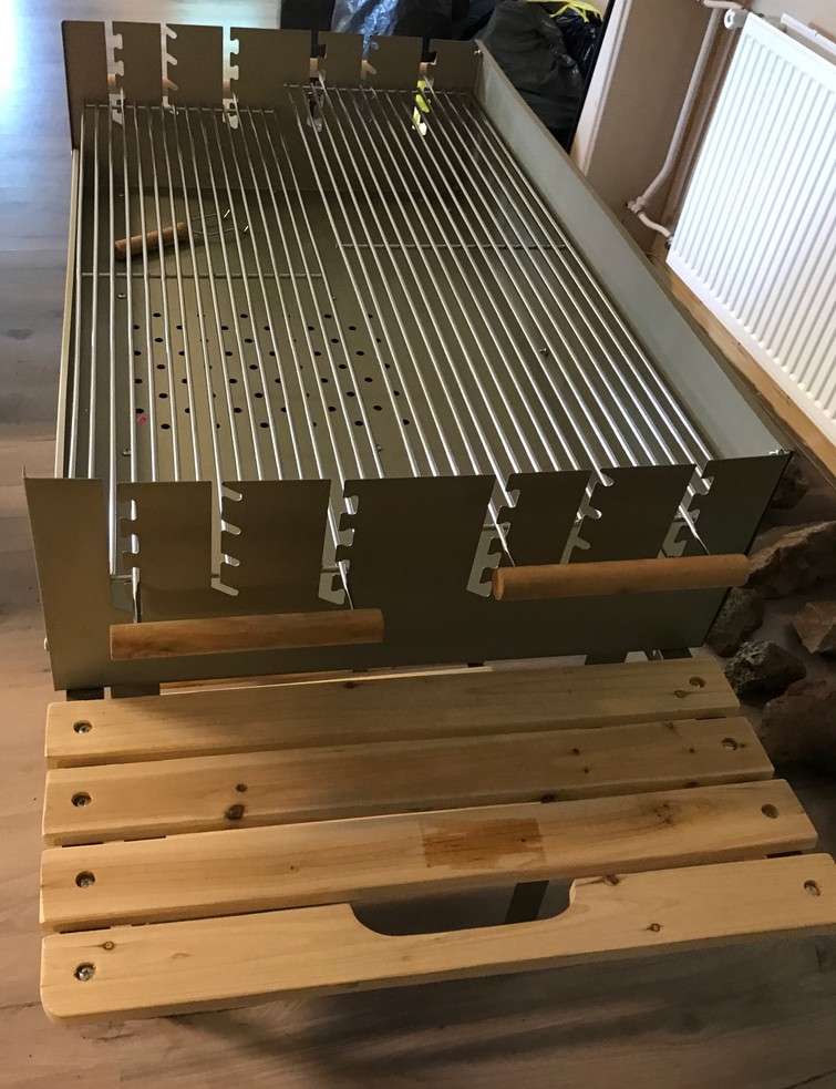 Zeer grote barbecue
