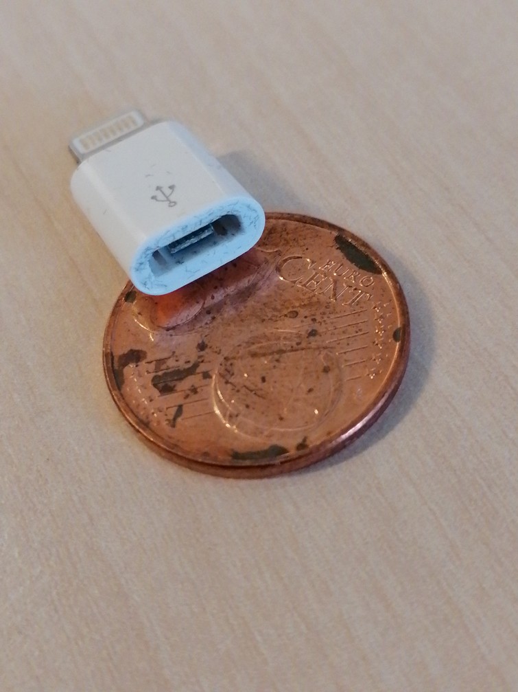 Micro USB naar iPhone