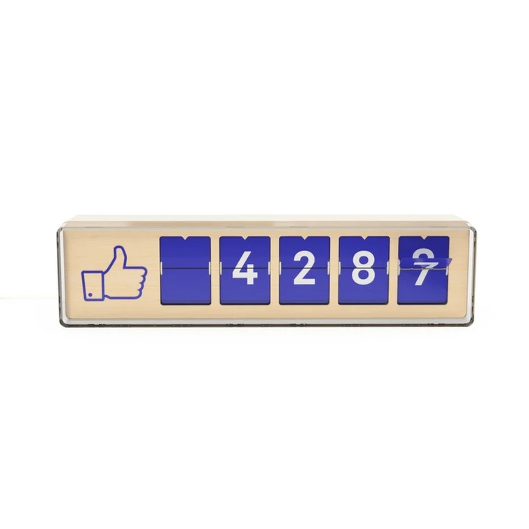 Smiirl Facebook Like Teller
