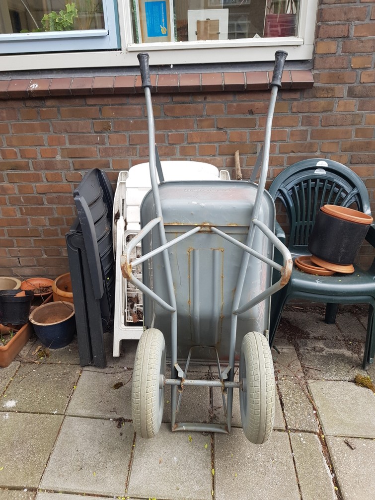 Kruiwagen met dubbel wiel