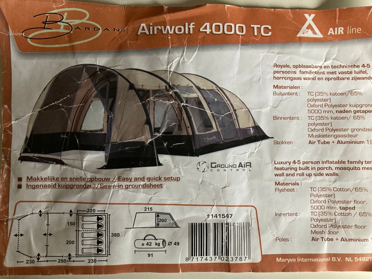 Familie tent
