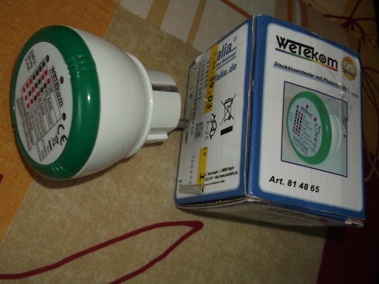 Stopcontact tester aarding