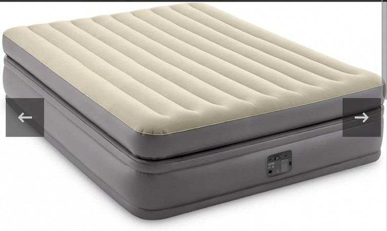 Intex 2pers luchtbed met ingebouwde el. pomp