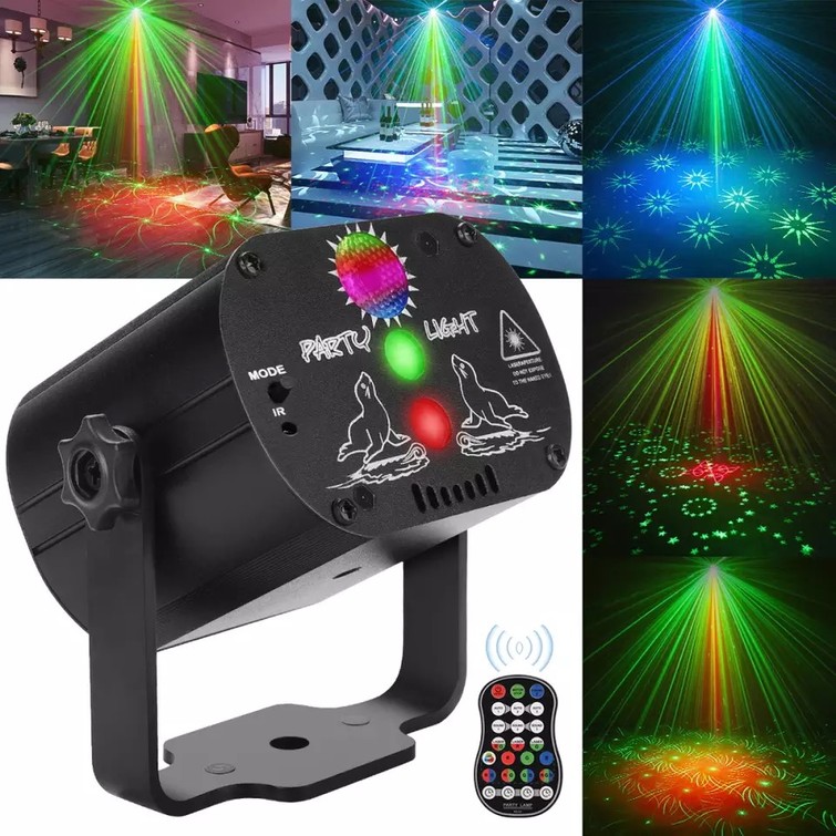 Disco lamp/laser op (draadloos of usb)