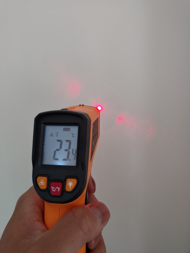 Digitale laserthermometer op basis van infrarood