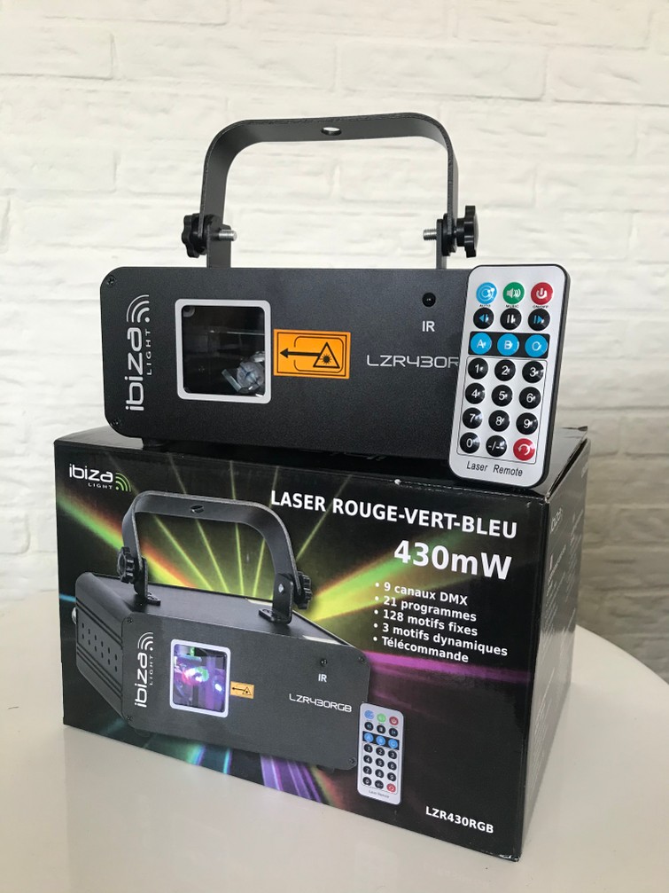 IBIZA LIGHT LZR430RGB RGB LASER 430MW