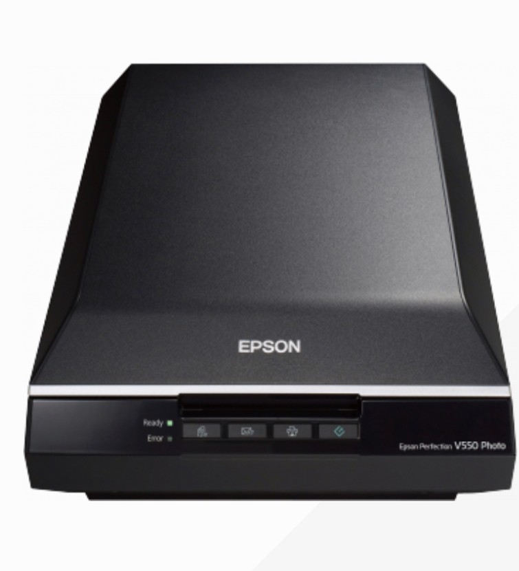 Epson v550 scanner (ook voor foto negatieven, dia’s en medium film formaat)