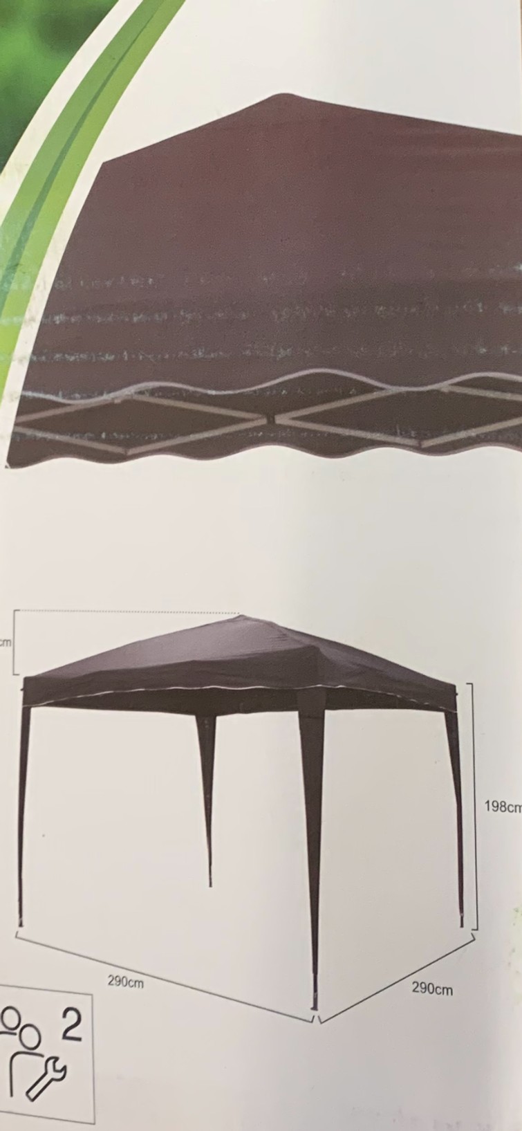 Partytent 3x3 meter .. easy up
