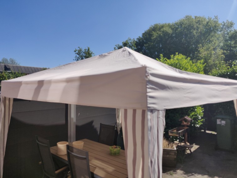 partytent zonder zijwanden