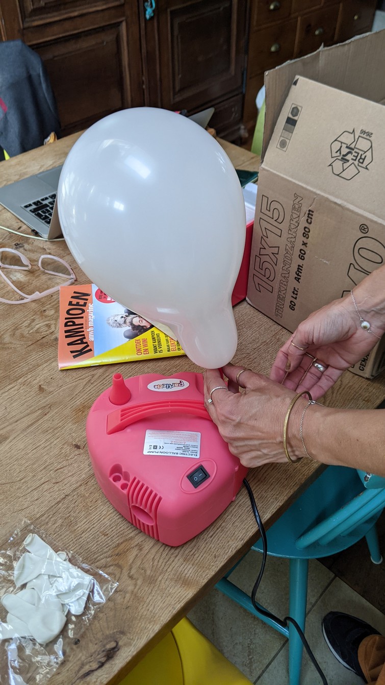 Ballonpomp ballonopblazer