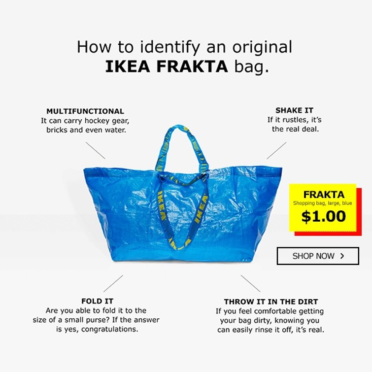 IKEA tas